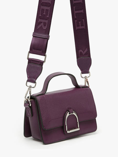 Cross Body Tas Xs Altesse Leder Etrier Violet altesse EALT048X ander zicht 2